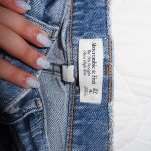 Abercrombie & Fitch High Rise Blue Jeans